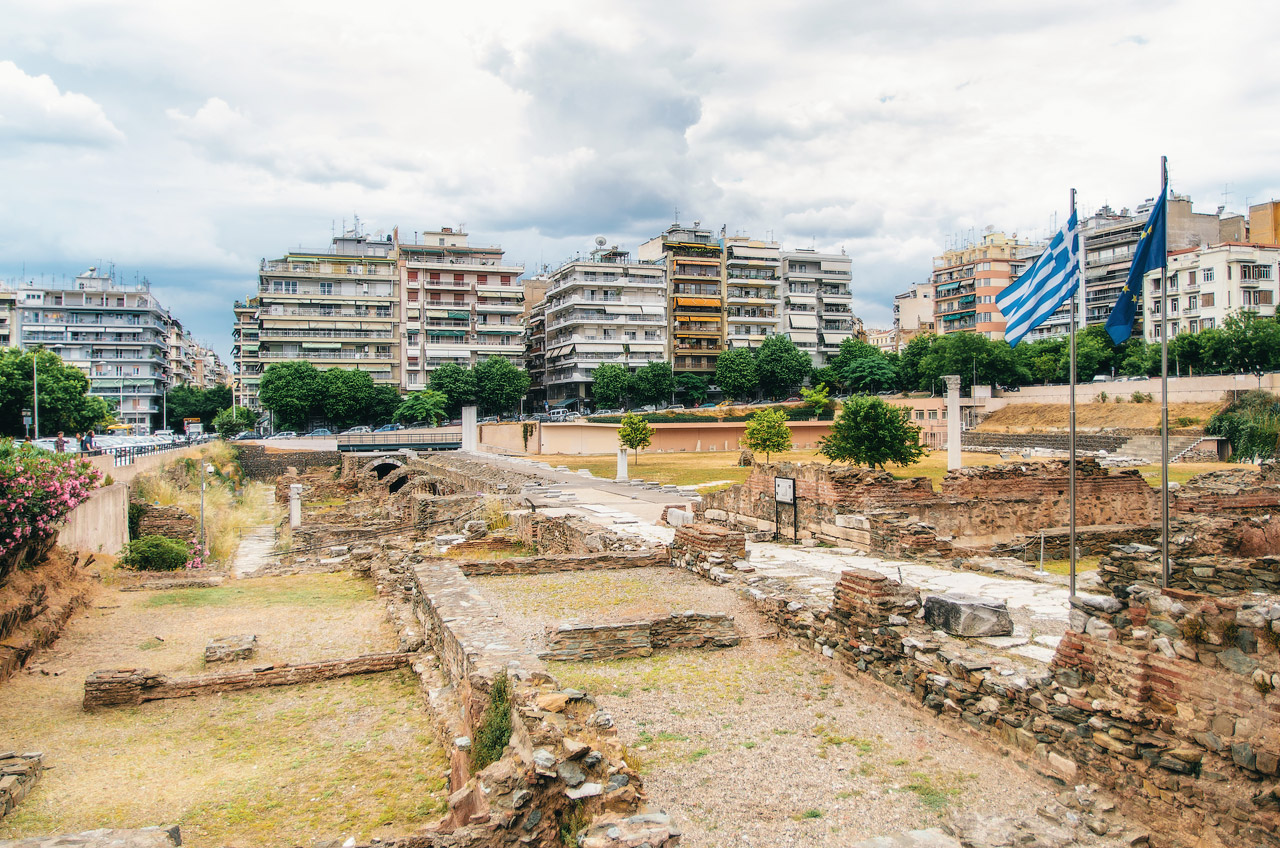 Греческая Агора и Римский Форум, II-III века, Салоники, Греция